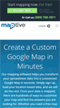 Mobile Screenshot of maptive.com